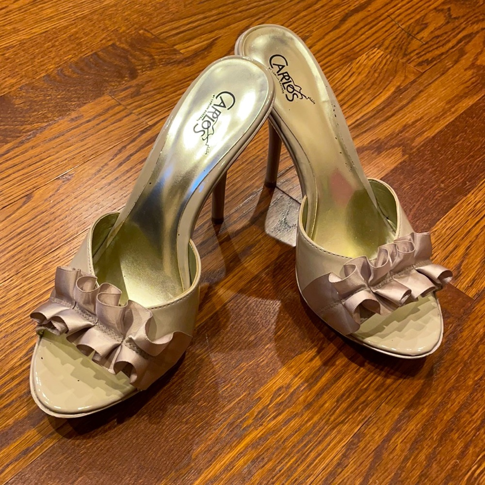 Barely worn Carlos 8M evening heels